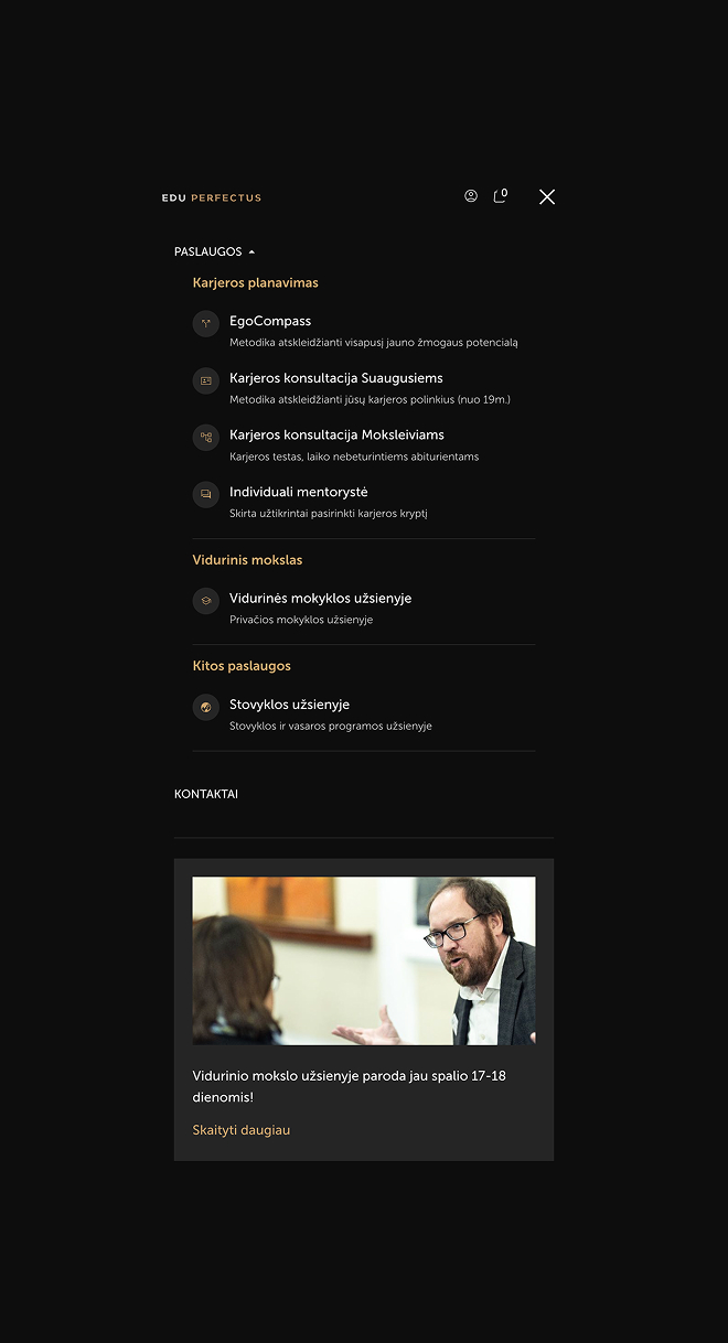 Phone screen content