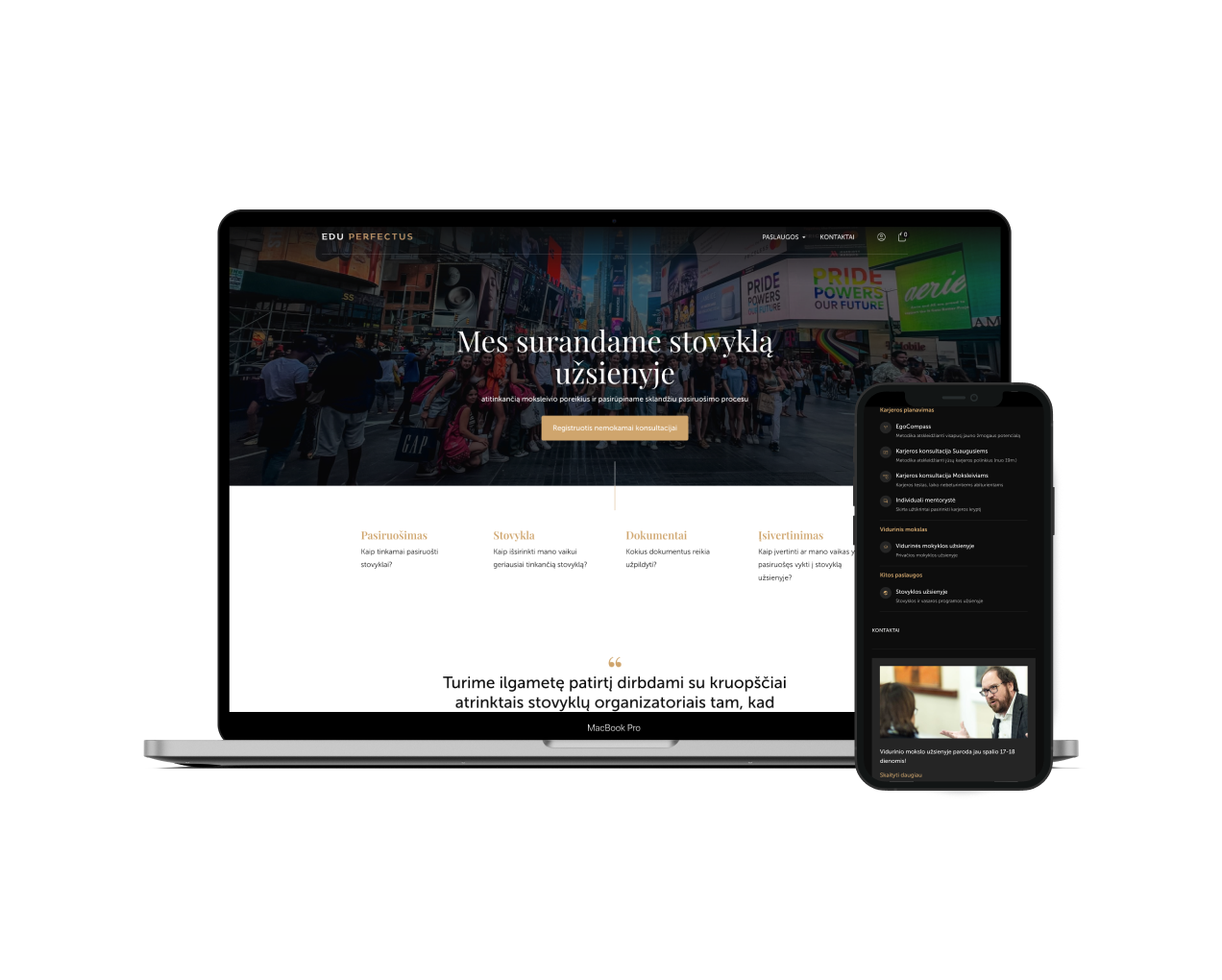 EduPerfectus - personalizuoto ugdymo lyderis Lietuvoje