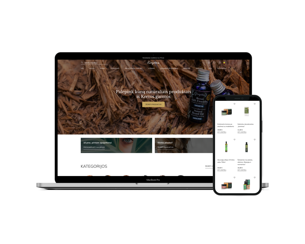 Natūralios kosmetikos prekės ženklas