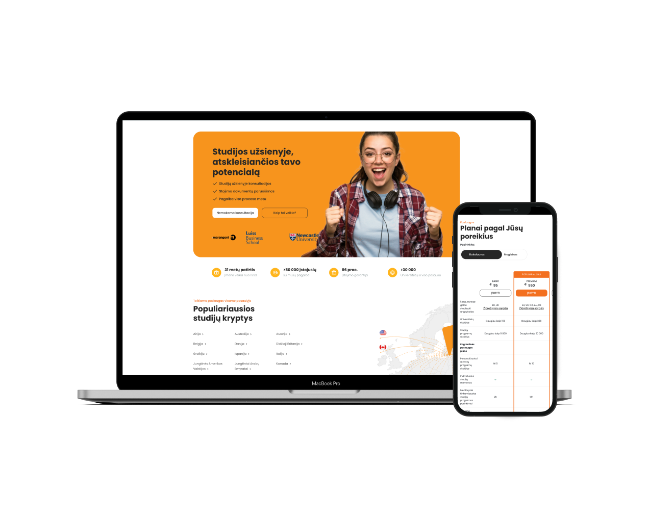 Studijos užsienyje, atskleisiančios tavo potencialą