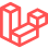 Laravel logo – a red geometric symbol with a stylized "L" shape