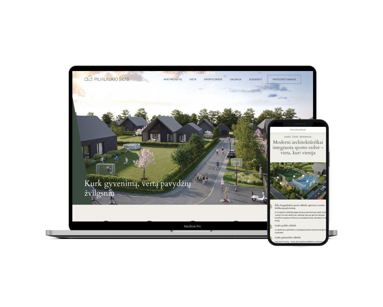 Pilialaukio šilas - premium NT projektas