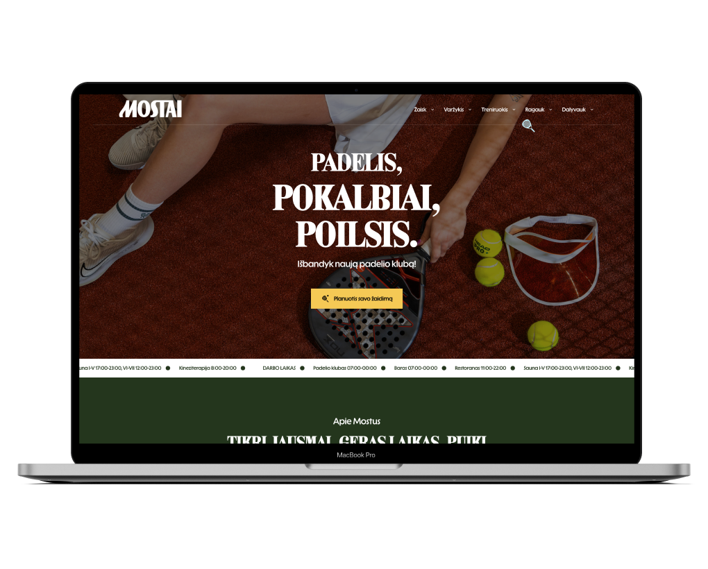 Mostai.club tai daugiau nei sporto klubas